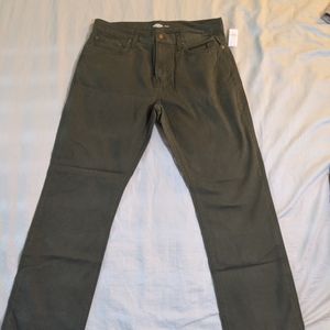 Men's Olive Green Slacks - Old Navy